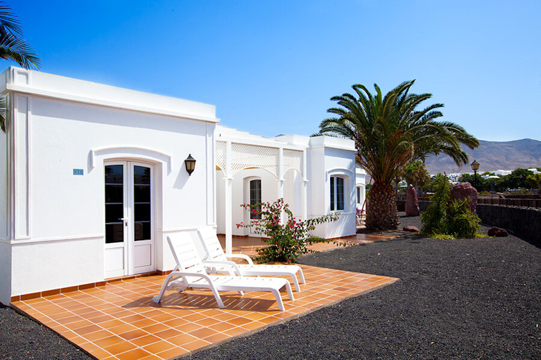 Each bungalow has a large terrace