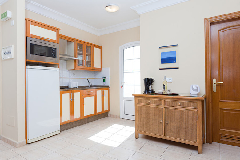 Open-plan kitchen