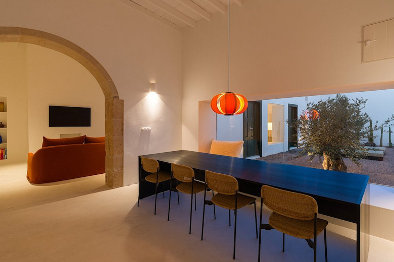 Dining area in El Antiguo Teatro