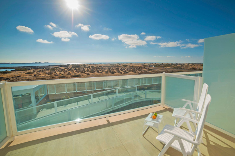 Balcony of an upper-floor Sea View Room