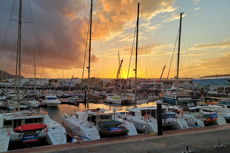 Corralejo harbour