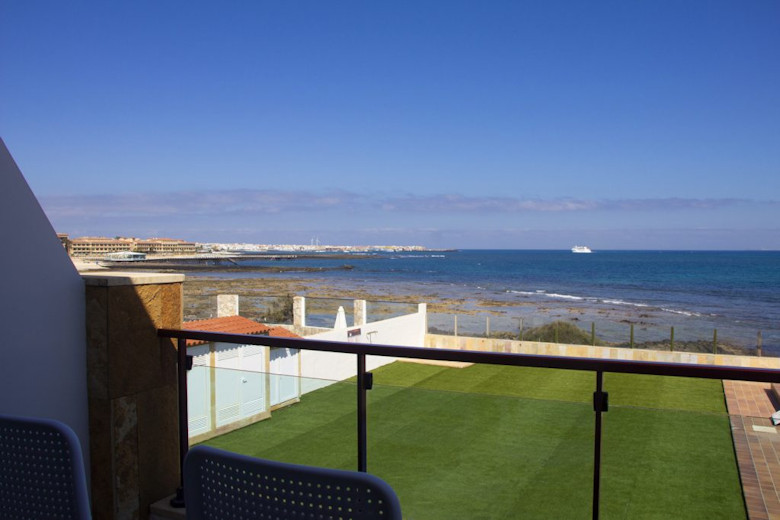 View from the balcony of an upper-floor apartment