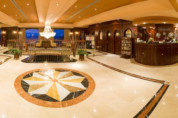 The lobby and reception