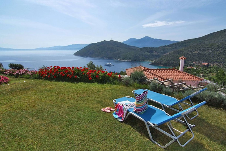 Lovely views across the bay from the gardens