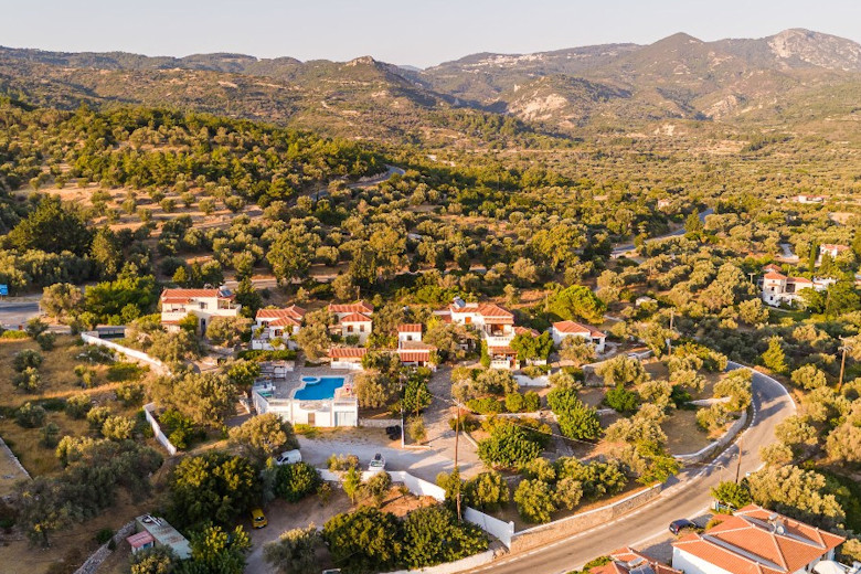 Aerial view of Vigla Apartments